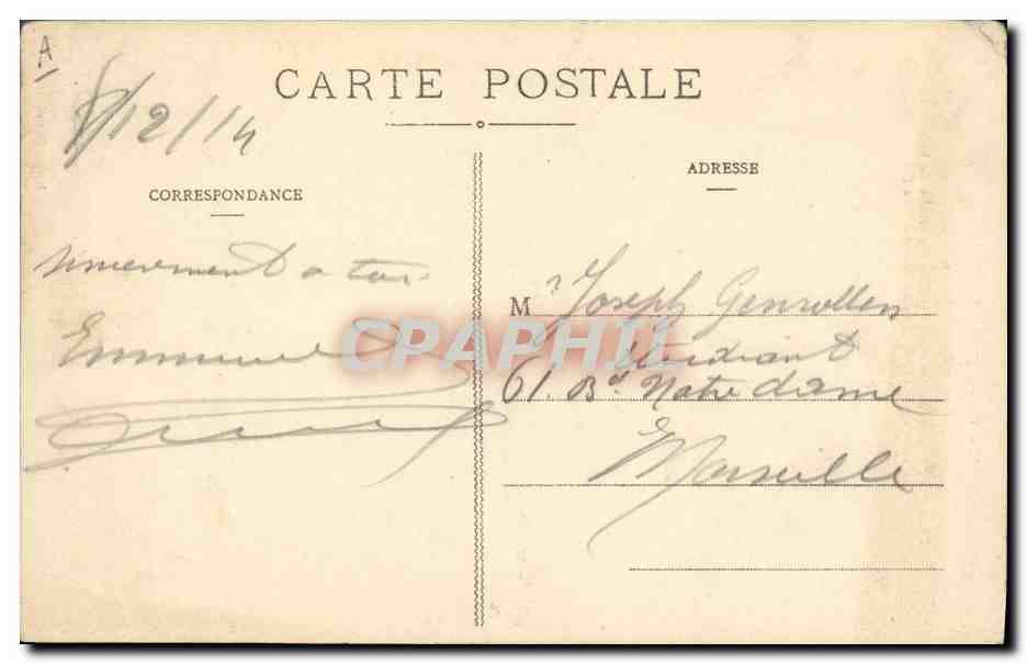 CPA Militaria Ma cure d'Aix les Bains Les Berthollet  — Rückseite