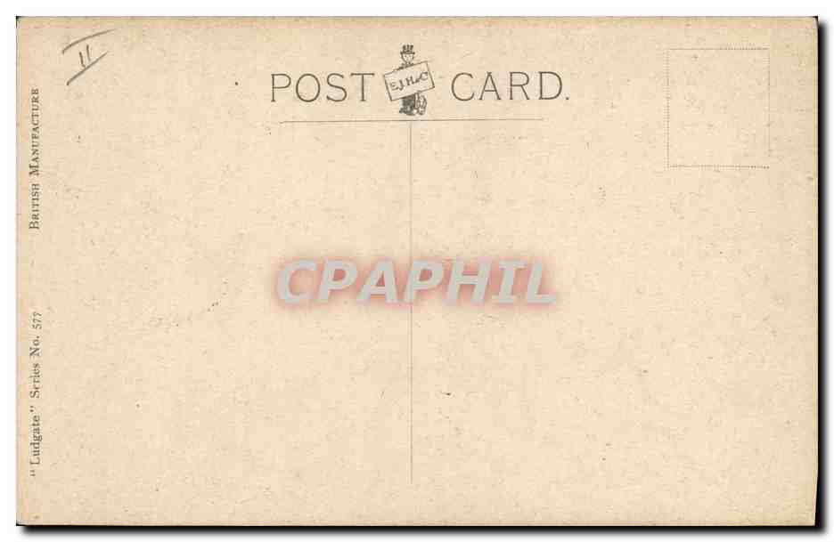 CPA Militaria The Cameronians  — Rückseite