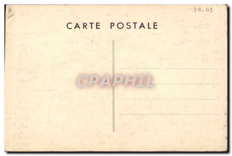 CPA Militaria La rose Maginot Qui s'y frotte s'y pique  — Verso