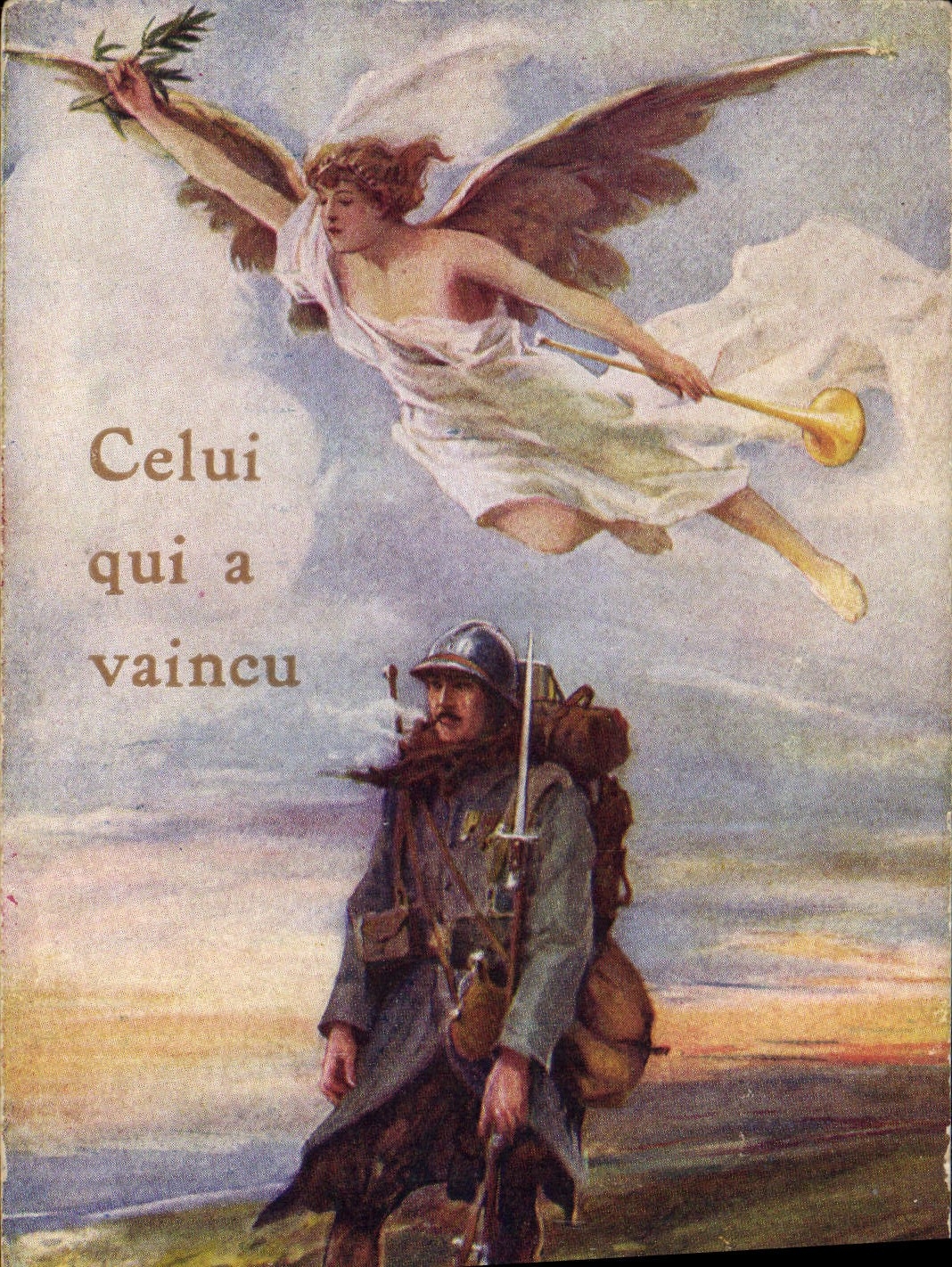 CPA Militaria Celui qui a vaincu 