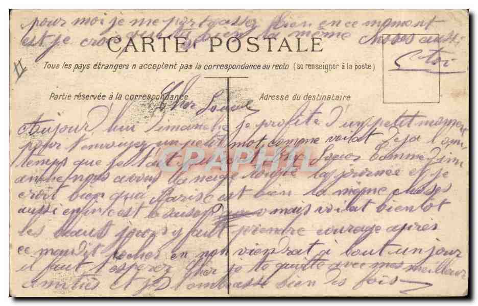 CPA Militaria Les allies Nicolas II Russie Russia  — Rückseite