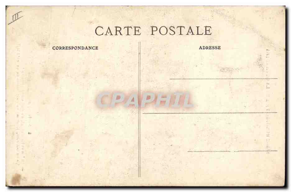 CPA Militaria Accident de campagne  — Back