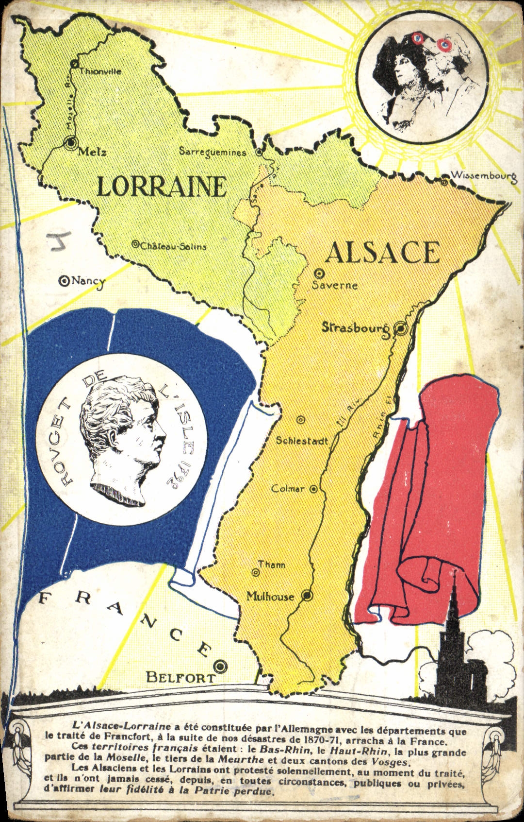 CPA Militaria Alsace Lorraine 