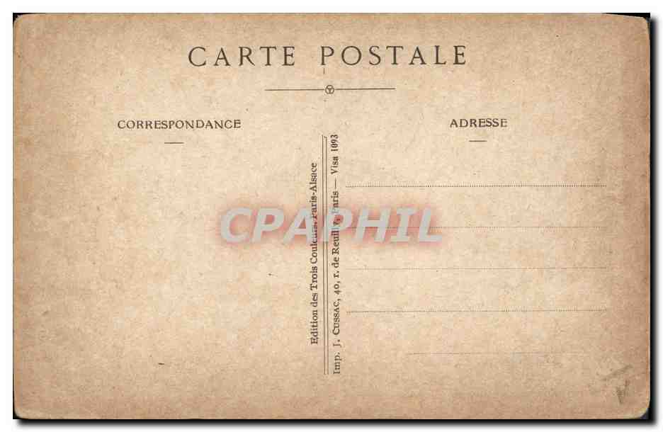 CPA Militaria Alsace Lorraine  — Rückseite