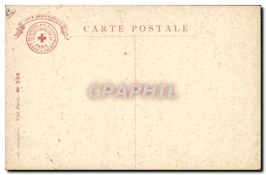 CPA Militaria Les diables bleus Chasseurs Alpins  — Verso