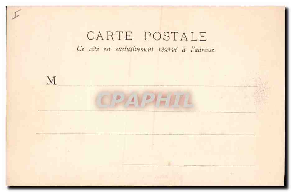 CPA Paris Musee du Luxembourg Turcan L'aveugle et le paralytique  — Rückseite