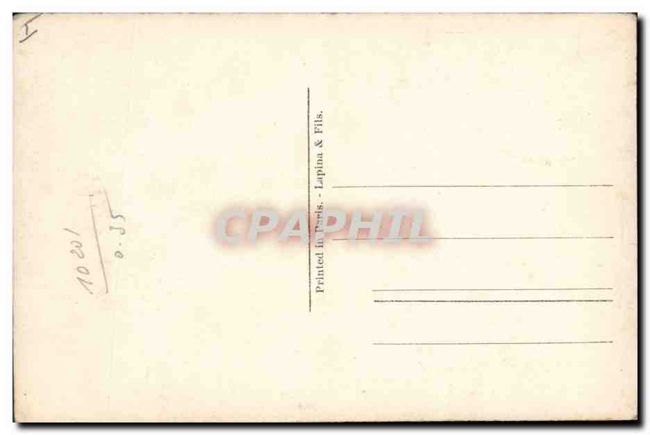 CPA Musee Rodin Bourgeois de Calais  — Verso