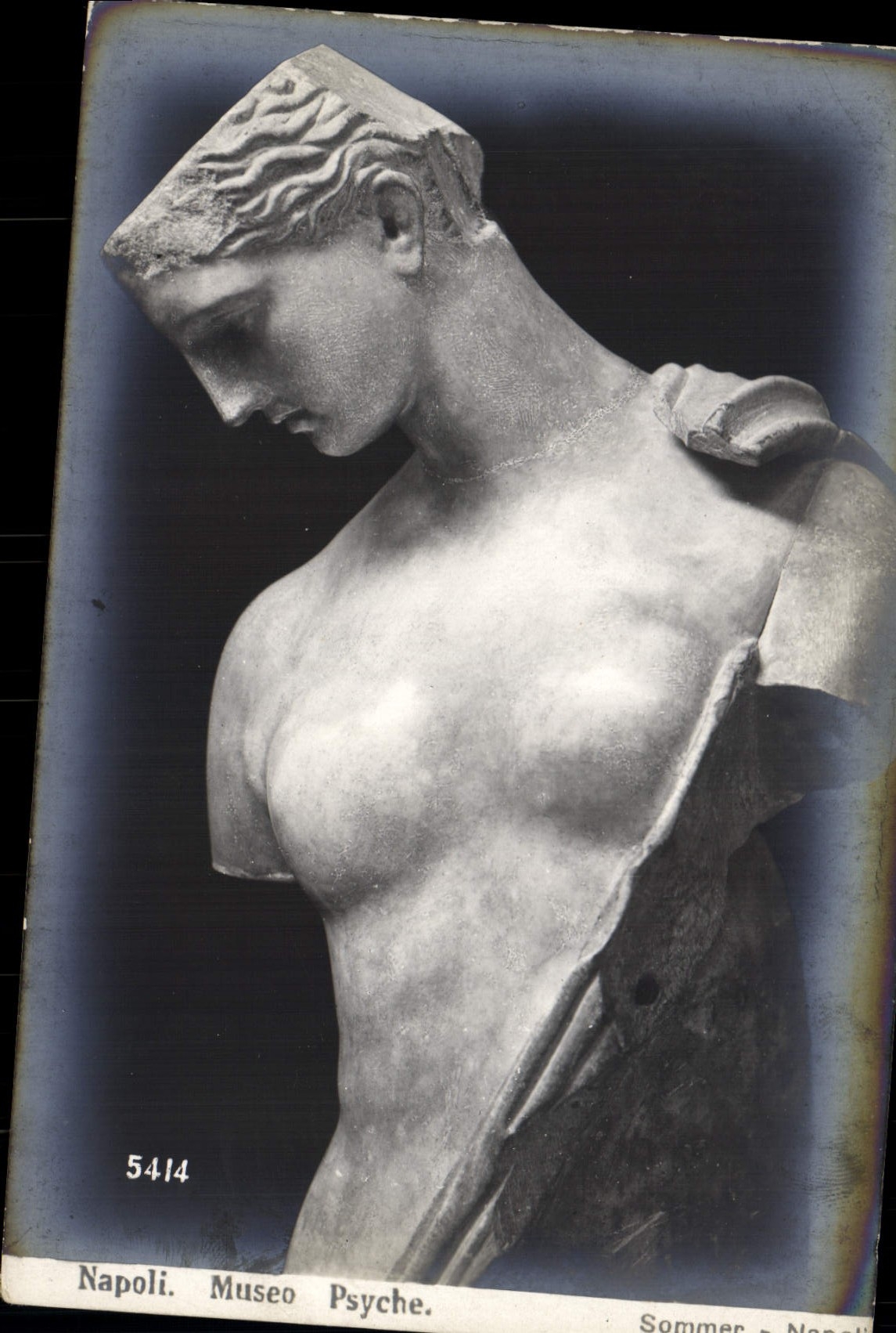 Psyche — statue dans le musée de Naples — Sommer, Napoli