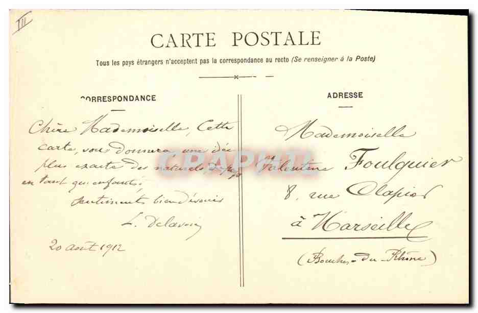 CPA Folklore Enfant Un baiser d'une petite sablaise  — Verso