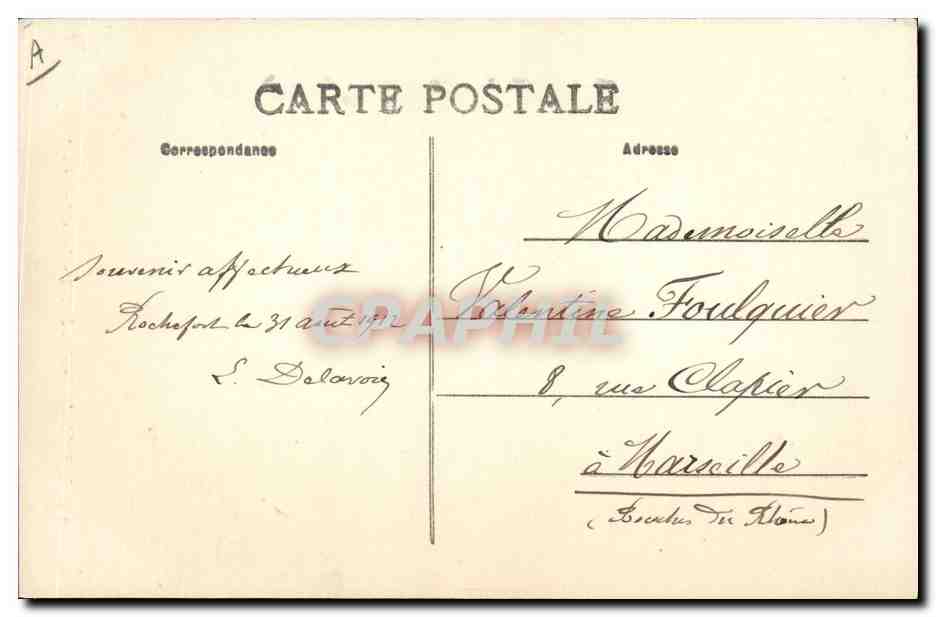 CPA Folklore Les Sables d'Olonne Deux amies  — Verso