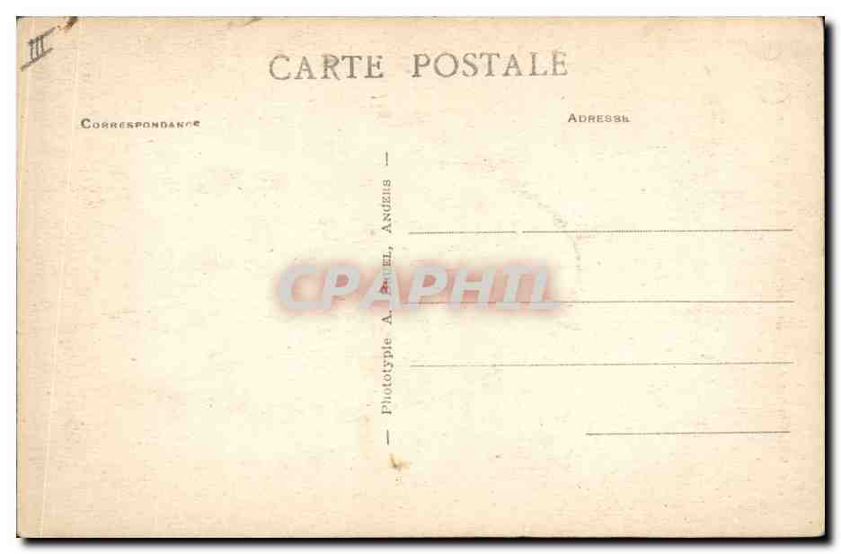 CPA Folklore Les Sables d'Olonne Sablaise  — Verso