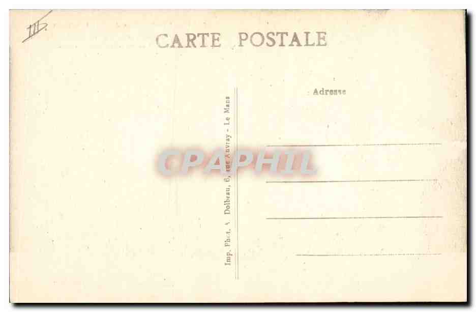 CPA Folklore La Sarthe Ses jeunes gourmets Enfants  — Verso