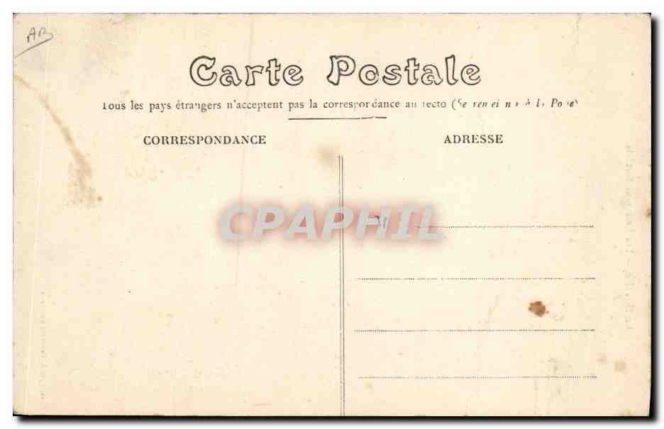 CPA Folklore La Sarthe Les amoureux Sarthois  — Verso
