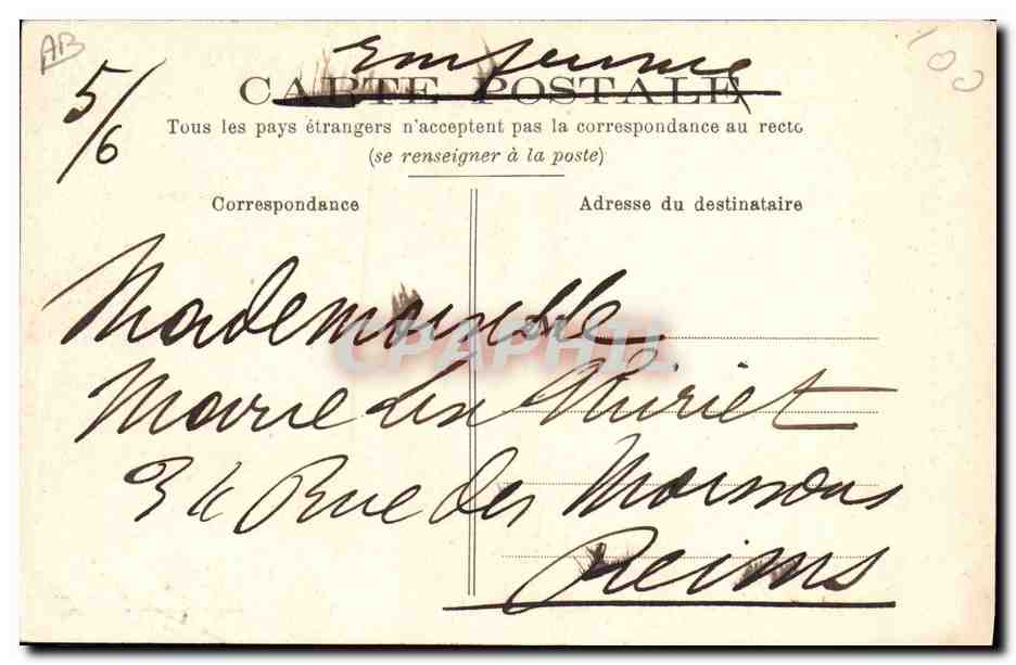 CPA Folklore La Sarthoise Retour des champs  — Verso