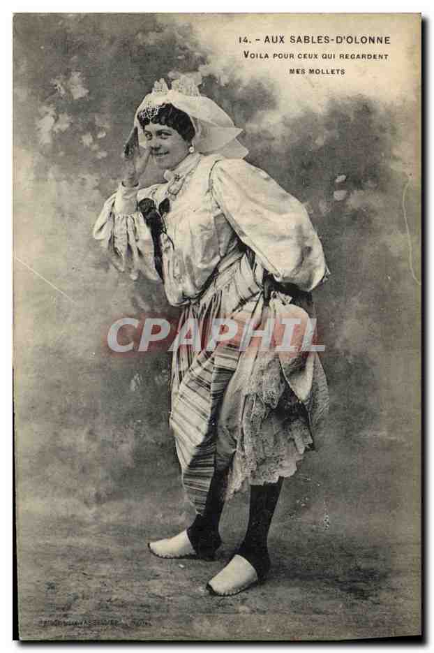 CPA Folklore Aux Sables d'Olonne 