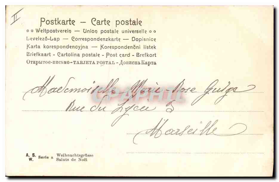 CPA Fantaisie Illustrateur Femme  — Rückseite