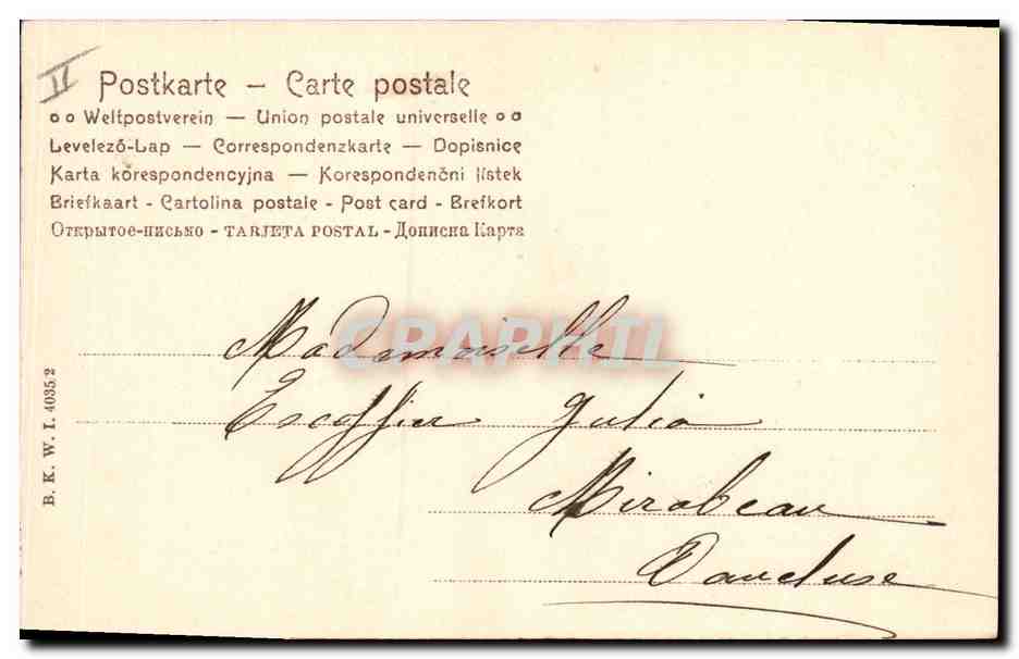 CPA Fantaisie Illustrateur Femme Poisson  — Verso