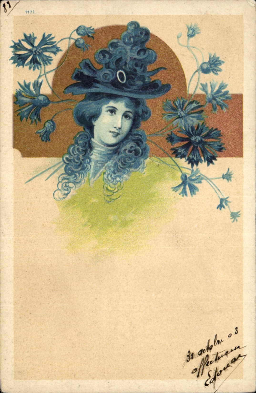 CPA Fantaisie Illustrateur Femme 