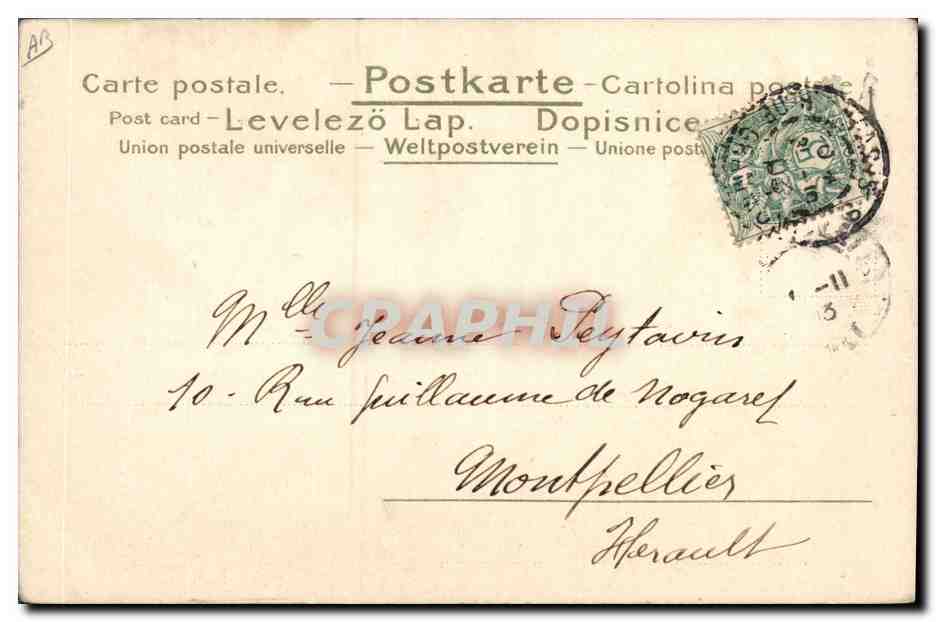CPA Fantaisie Illustrateur Femme  — Rückseite