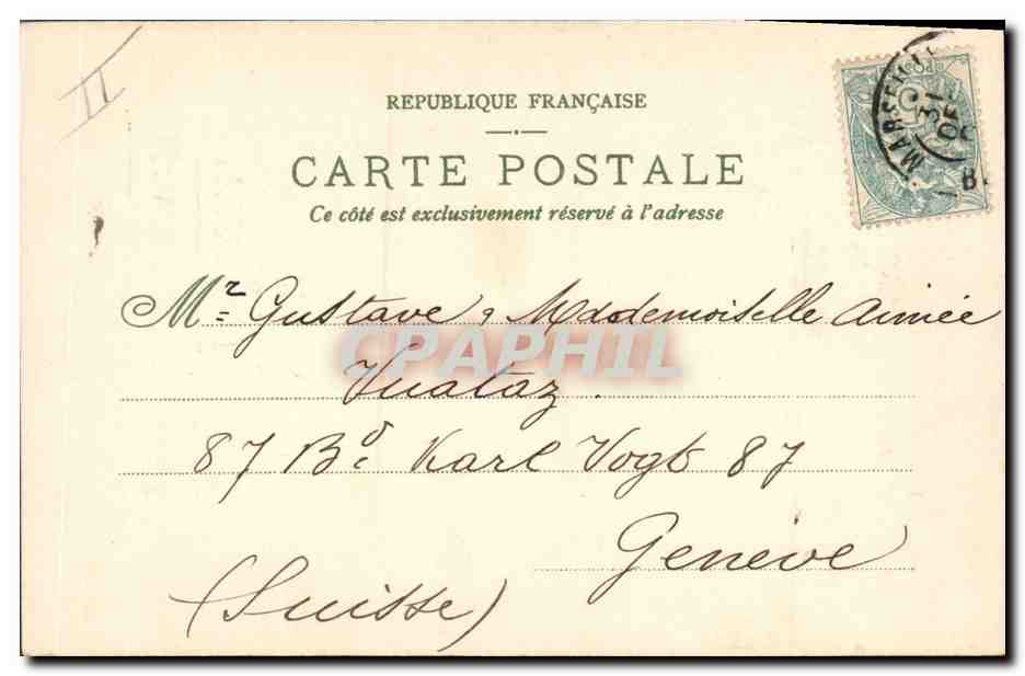 CPA Fantaisie Illustrateur Feuille de vigne  — Rückseite