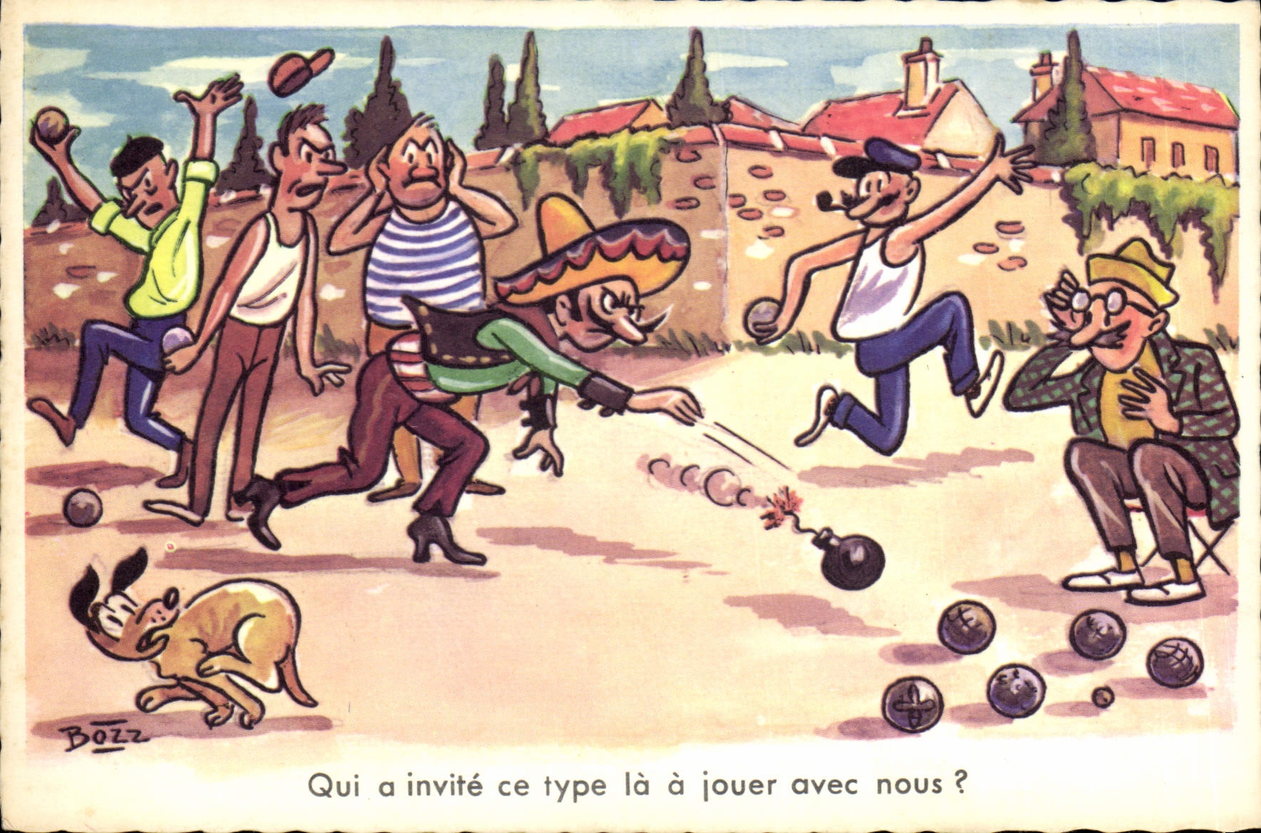 CPM Petanque Qui a invite ce type la Chien Bozz 