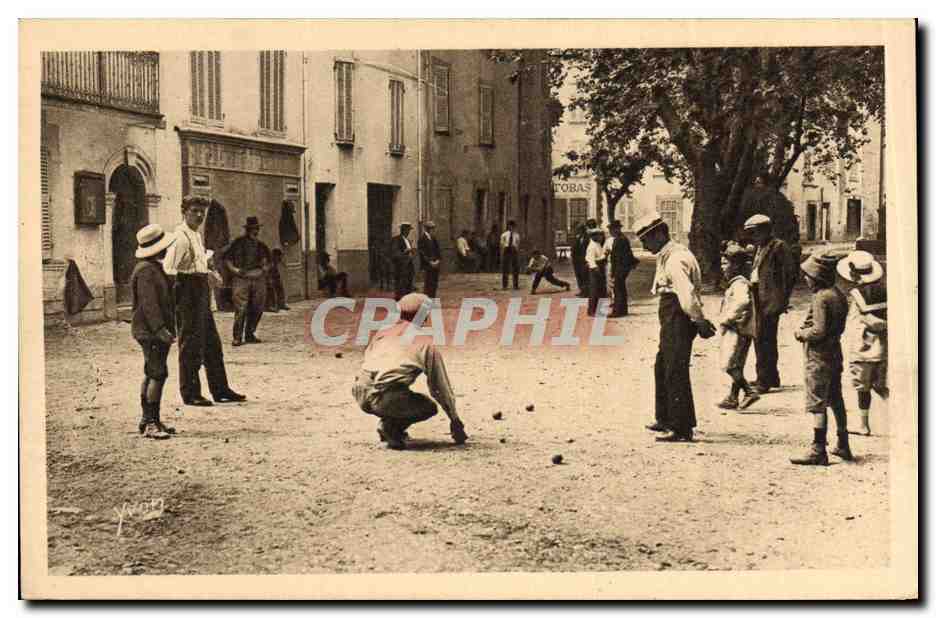CPA Petanque Provence Joueurs de Boules 