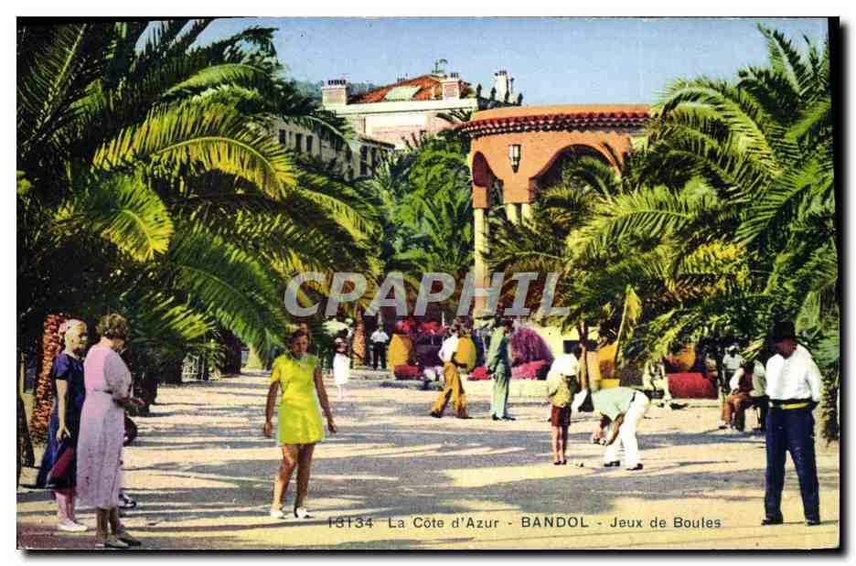 CPA Petanque Bandol Jeu de boules 