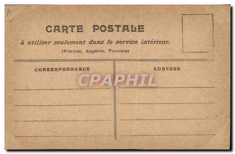 CPA Fantaisie Illustrateur Le portrait a travers les ages Le dessin prehistorique  — Rückseite