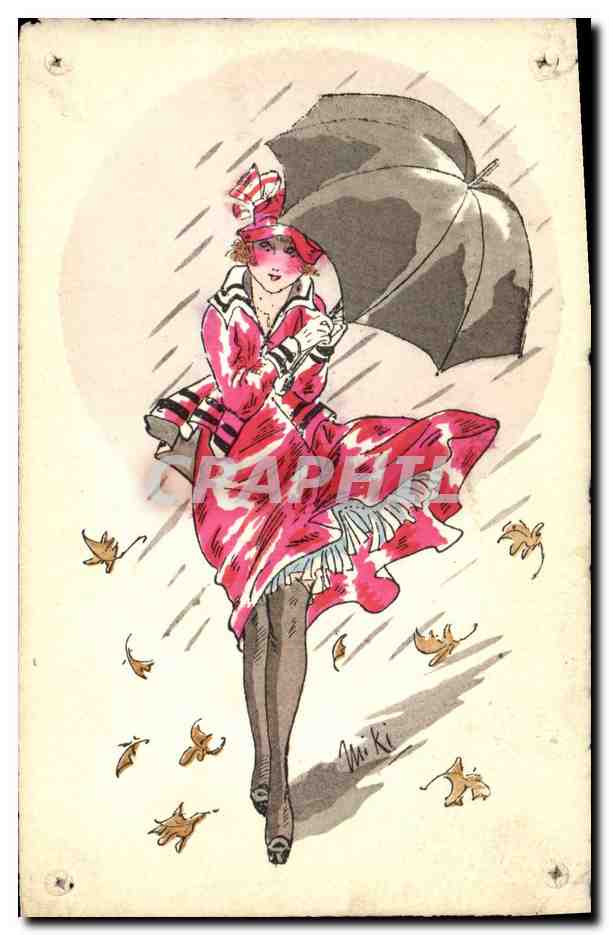 CPA Fantaisie Illustrateur Miki Femme 