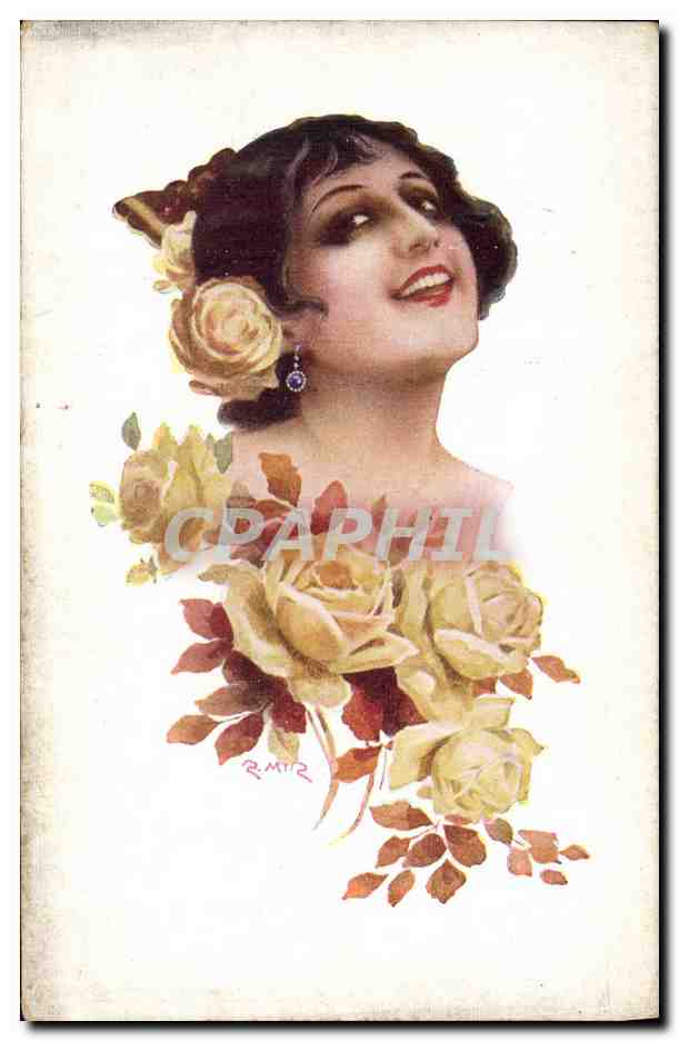 CPA Fantaisie Illustrateur Mir Femme 