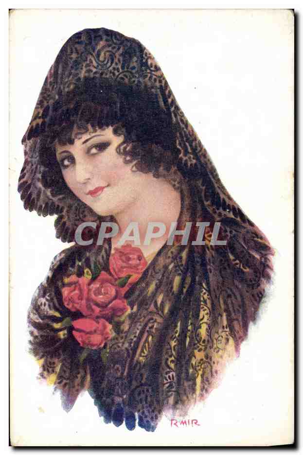 CPA Fantaisie Illustrateur Mir Femme 