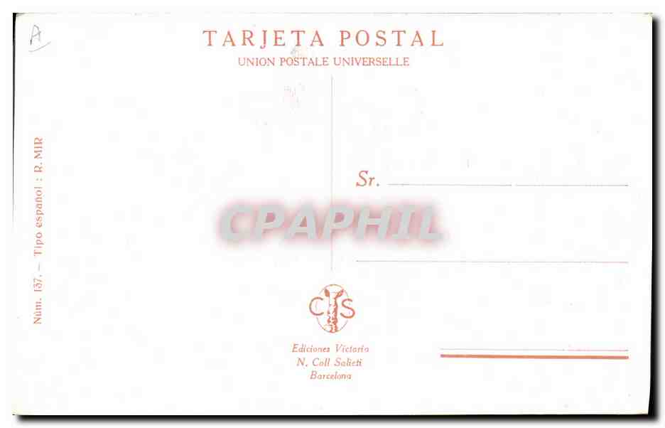 CPA Fantaisie Illustrateur Mir Femme  — Verso