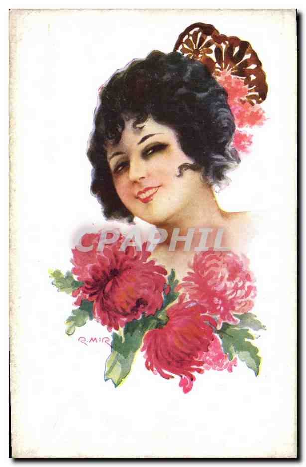 CPA Fantaisie Illustrateur Mir Femme