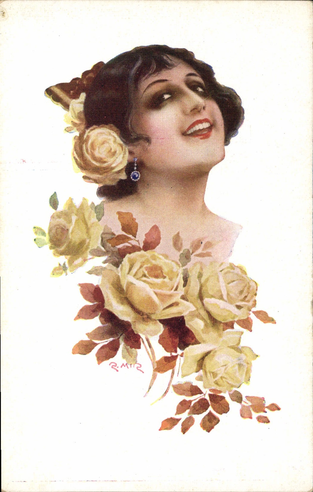 CPA Fantaisie Illustrateur Mir Femme 