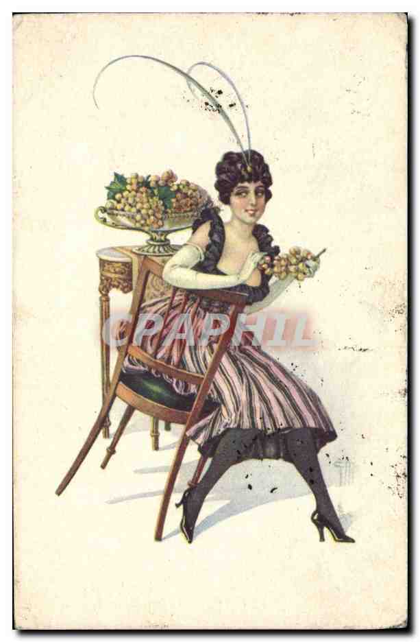 CPA Fantaisie Illustrateur Molugani Femme 