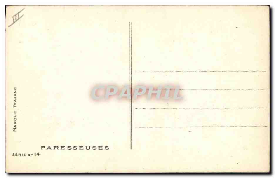 CPA Fantaisie Illustrateur Morel Femme  — Rückseite