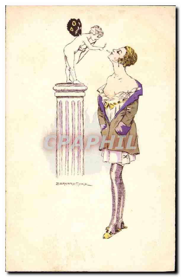 CPA Fantaisie Illustrateur Morel Femme Ange 