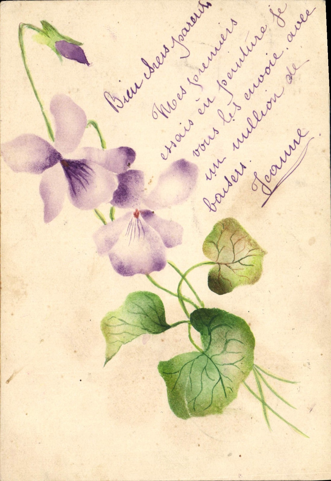 CPA Fantaisie Fleurs 