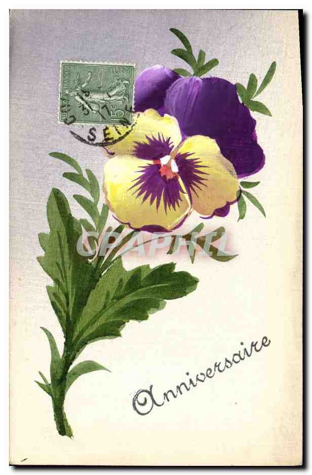 CPA Fantaisie Fleurs 