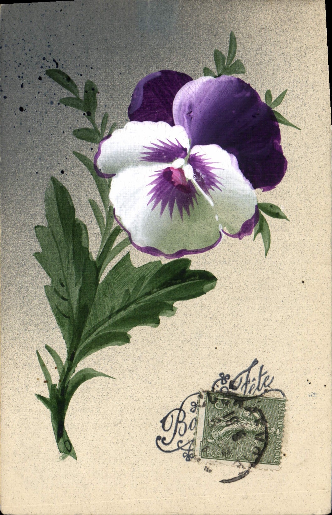 CPA Fantaisie Fleurs 