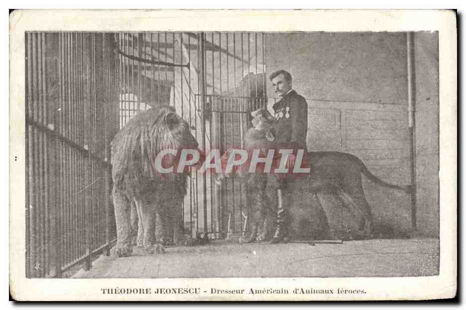 Théodore Jeonescu - Dresseur Américain d'Animaux Féroces — éditeur Andrébert Marmande