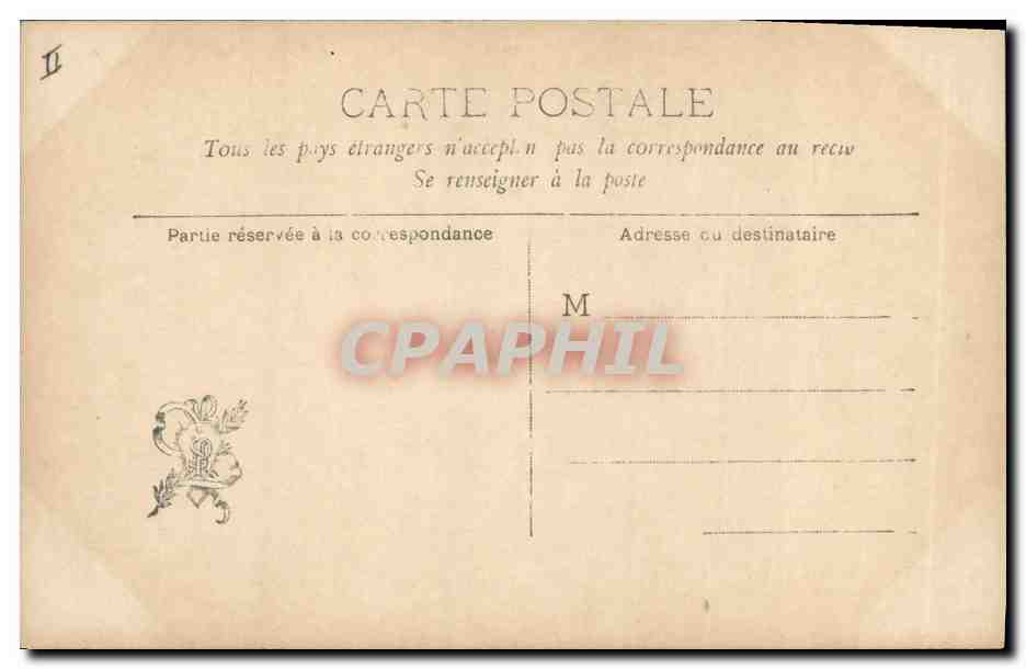 CPA Cochon Porc Salon 1905 Dupuy Catalane au marche d'Aneau  — Rückseite