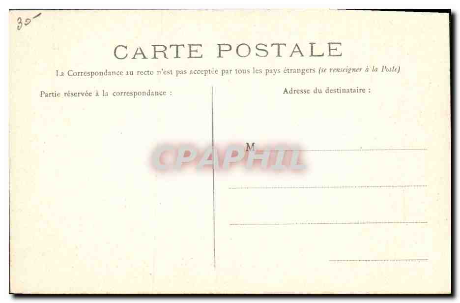 CPA Militaria Chasseurs Alpins  — Rückseite