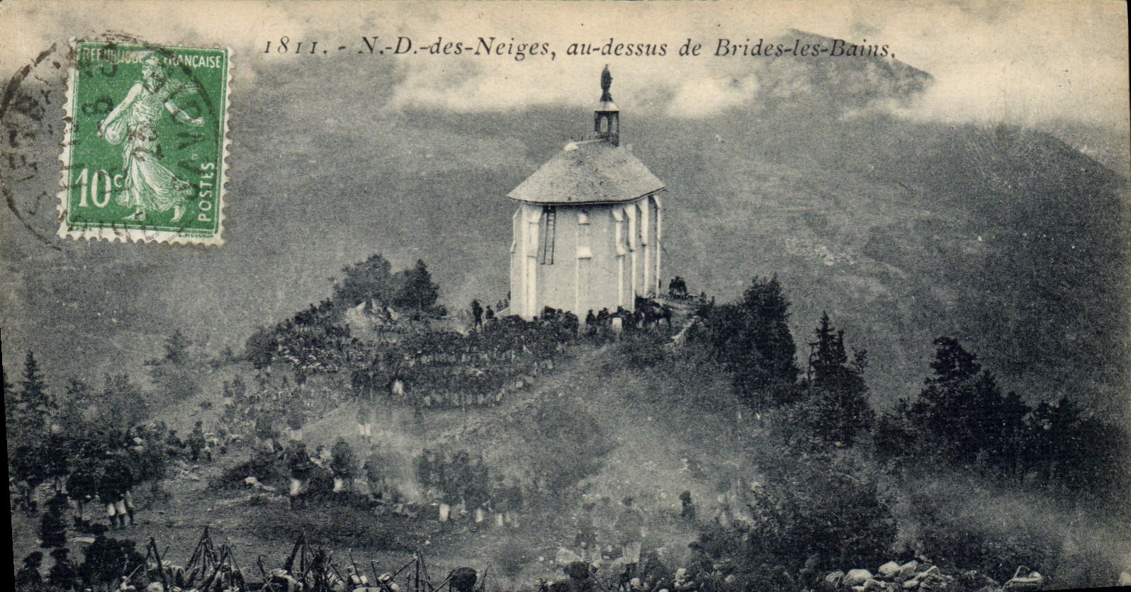 N.-D.-des-Neiges, au-dessus de Brides-les-Bains — éditeur inconnu, n° de série 1811