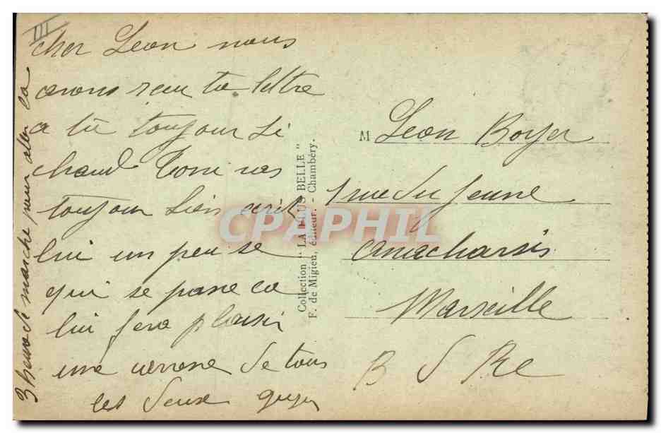 N.-D.-des-Neiges, au-dessus de Brides-les-Bains — éditeur inconnu, n° de série 1811 — Reverso