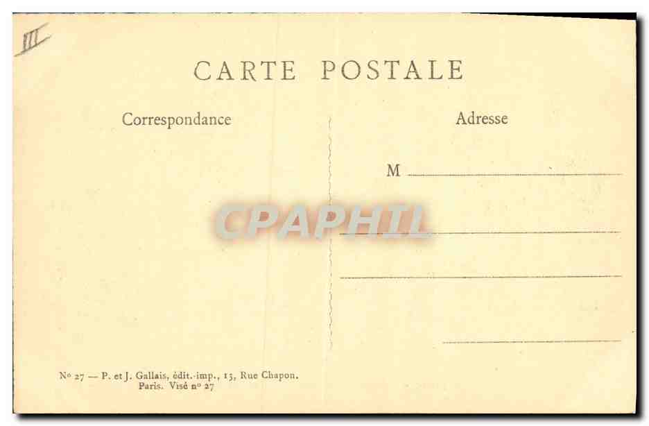 CPA Militaria Huguet Numa Reponse aux gaz asphyxiants  — Rückseite