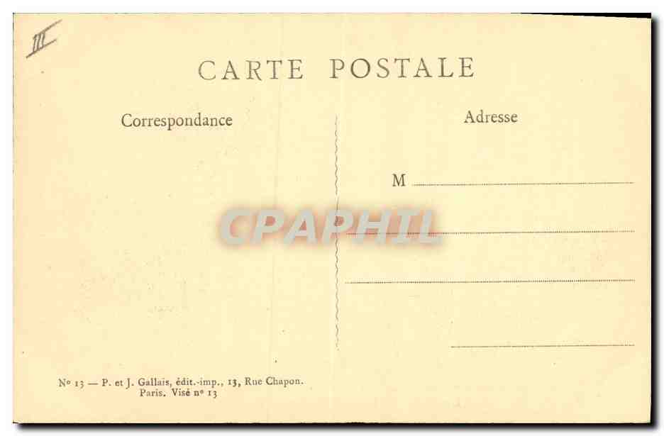 CPA Militaria Huguet Numa Permissionnaire ou l'habitude est une seconde nature  — Rückseite