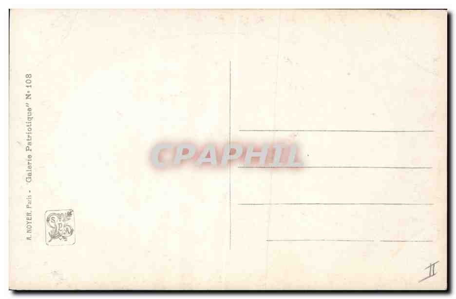 CPA Militaria Charge de cavalerie Bataille de la Marne 1914 Hugo de Fichtner  — Rückseite