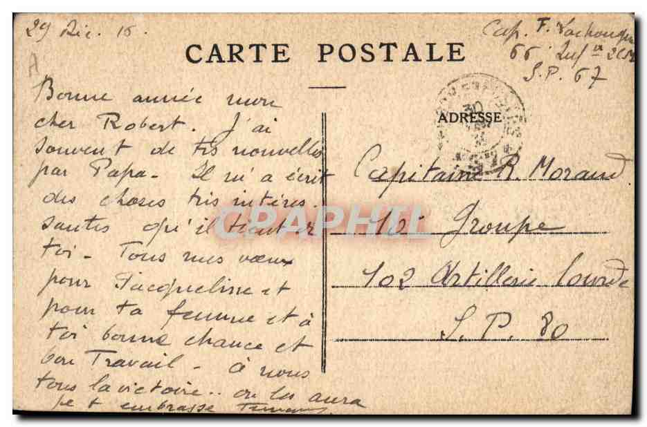 CPA Militaria Opportunity is a fine timing  — Rückseite