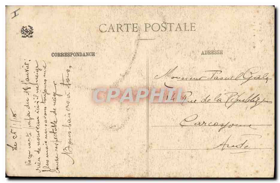 CPA Militaria Pardon Facon de se rendre des soldats allemands en implorant la pitie  — Rückseite